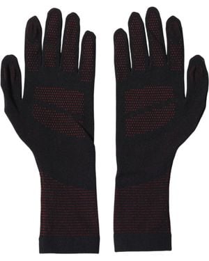 Dolce & Gabbana Dg Logo Cotton Hands Mitten Gloves Co+03 - Black
