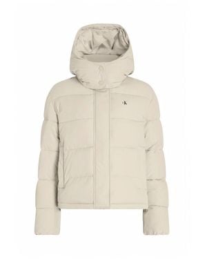 Calvin Klein Recycled Polyester Jackets & Coat - Natural