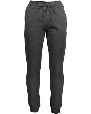 U.S. POLO ASSN. Black Cotton Mens Trousers - Grey