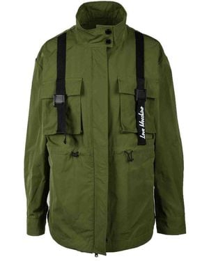 Love Moschino Green Polyester Jackets & Coat