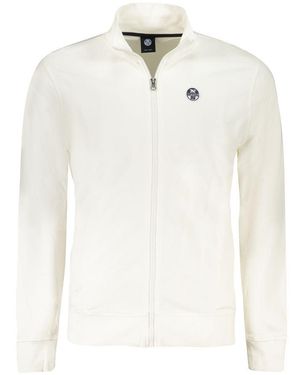 North Sails White Cotton Men's Sweatshirt