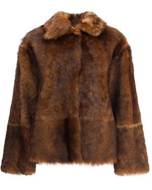 P.A.R.O.S.H. Reversible Sheepskin - Brown