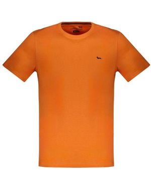 Harmont & Blaine Arancione Cotton Men T - Orange