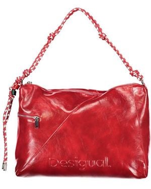 Desigual Red Polyurethane Handbag