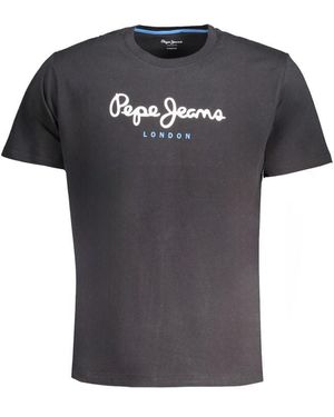 Pepe Jeans Black Cotton T