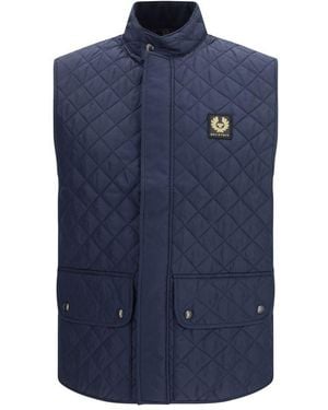 Belstaff Icon Quilted Nylon Gilet - Blue