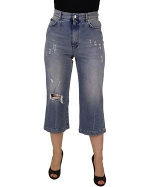 Dolce & Gabbana High Waist Skinny Denim Jeans - Blue