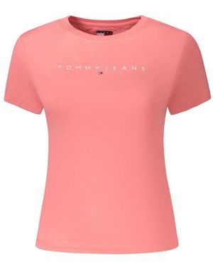 Tommy Hilfiger Rosa Cotton T - Pink