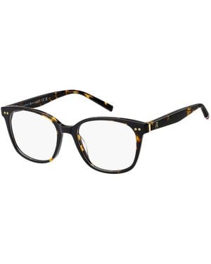 Tommy Hilfiger Brown Acetate Glasses (frames) - Black