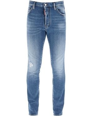 DSquared² "Medium Preppy Wash Cool Guy Jeans For - Blue