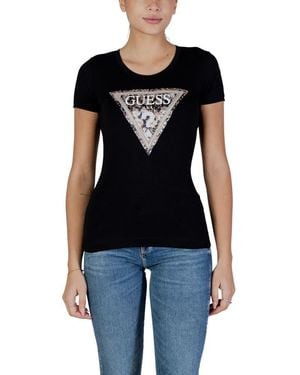 Guess Black Cotton T
