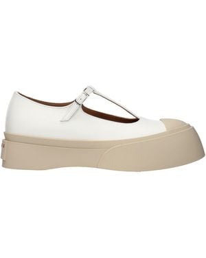 Marni Slip On Leather - Natural