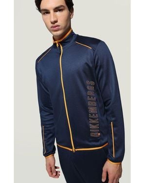 Bikkembergs Blue Cotton Sweatshirt