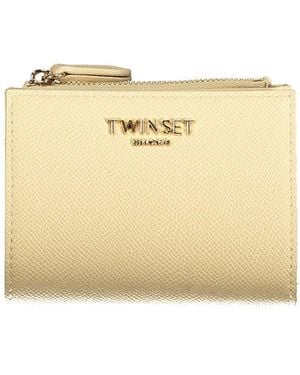 Twinset Rosa Polyurethane Wallet - Natural