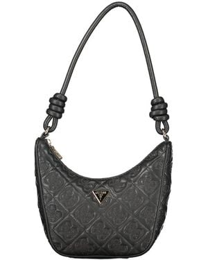 Guess Black Polyurethane Handbag