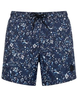 Trussardi Beachwear Blue Polyester Men Swim Short