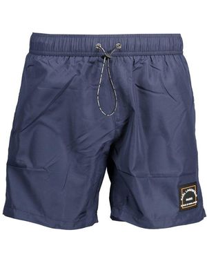 KARL LAGERFELD Polyester Swim Boxer - Blue