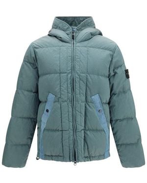 Stone Island Bicolor Polyamide Full - Blue