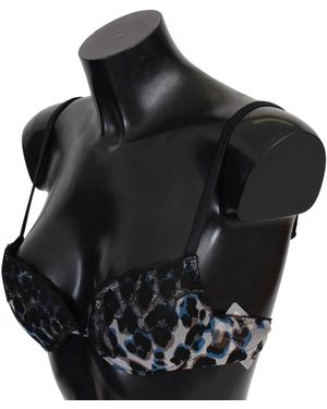 Roberto Cavalli Lace Reggiseno Nylon Bra Underwear - Black