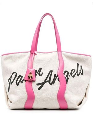 Palm Angels Logo Tote Bag - Pink