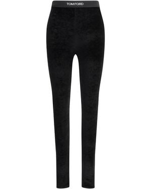 Tom Ford Lustrous Leggings - Black