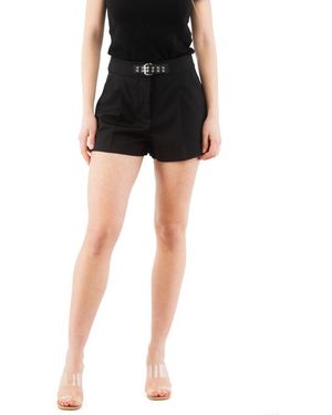 Moschino Black Polyester Short And Mini Shorts
