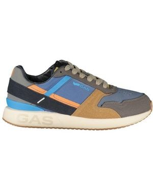 Gas Blue Polyurethane Men's Trainer