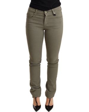 Ermanno Scervino Chic Low Waist Skinny Jeans - Gray