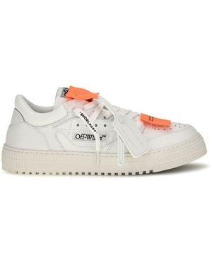 Off-White c/o Virgil Abloh White Calf Leather Bos Taurus Low Top Trainers - Eu39/us6