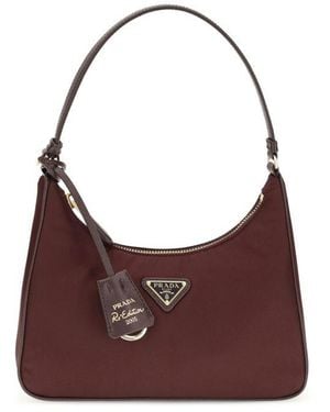 Prada Re-nylon Shoulder Bag - Purple
