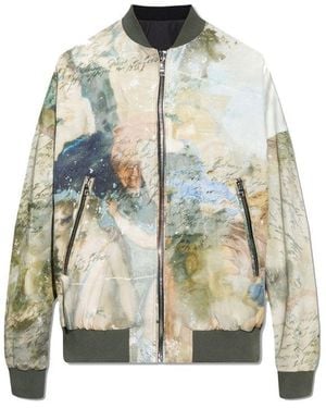 Balmain Reversible Bomber Jacket - Blue