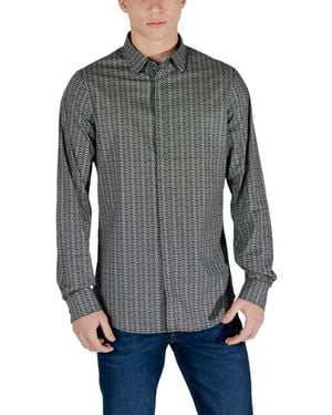 ARMANI EXCHANGE Cotton Shirt - Grey