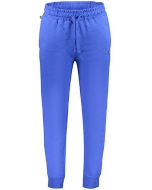 Norway 1963 Blu Cotton Men's Sports Trouser - Blue