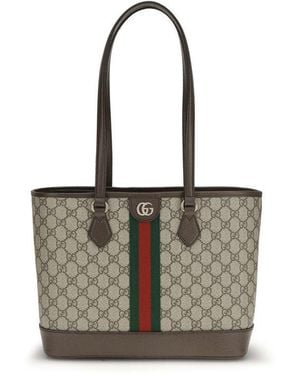 Gucci Beige Cotton Handbag - Grey