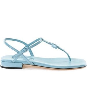 Miu Miu Blue Patent Leather Flip