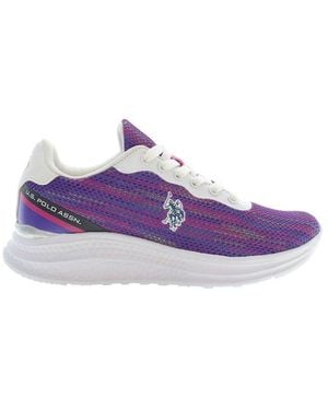 U.S. POLO ASSN. Purple Polyester Sneaker