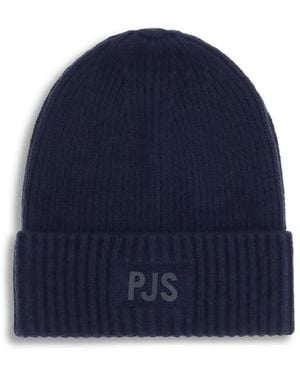 Parajumpers Ribbed Beanie Hat - Blue