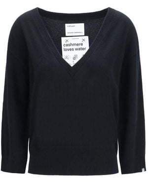 Extreme Cashmere Black Cashmere Jumper - Blue