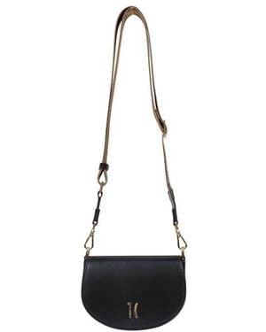 Alviero Martini 1A Classe Black Leather Handbag - White