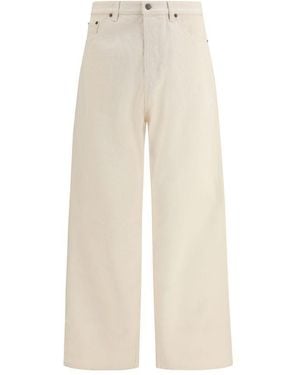 Valentino Beige Cotton Jeans Denim - Natural