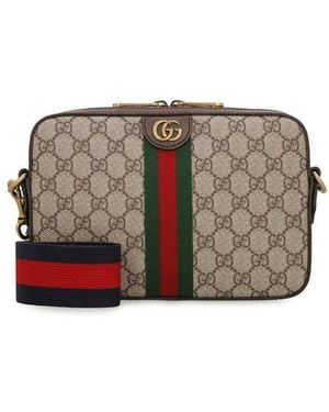 Gucci Ophidia Gg Supreme Shoulder Bag - Gray