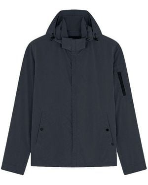 Paul & Shark Grey Nylon Shell Jacket - Blue
