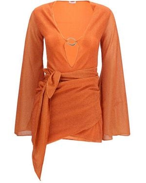 Oséree Orange Polyamide Casual Dress