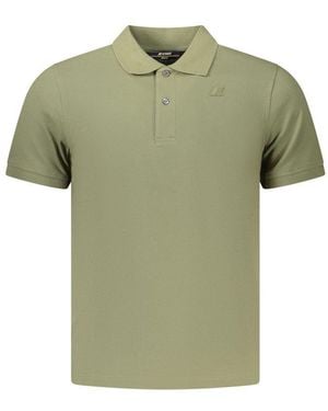 K-Way Verde Cotton Men's Polo - S - Green