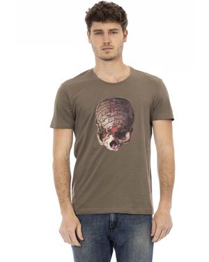TRUSSARDI ACTION Cotton T-Shirt - Grey