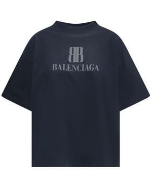 Balenciaga Logo T - Blue