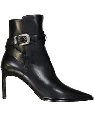 Celine Celine Jodphur Leather Boots - Black