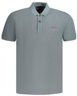 Napapijri Cotton Polo Shirt - Grey