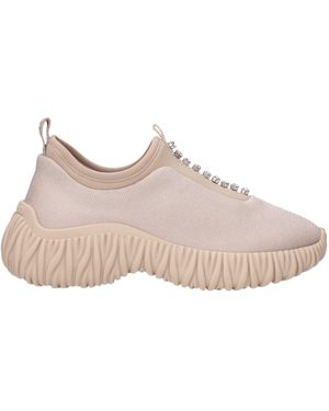 Miu Miu Beige Fabric Trainers - Pink