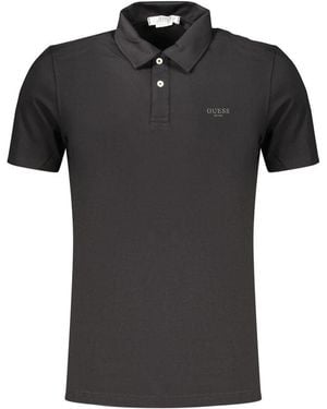 Guess Black Cotton Men's Polo